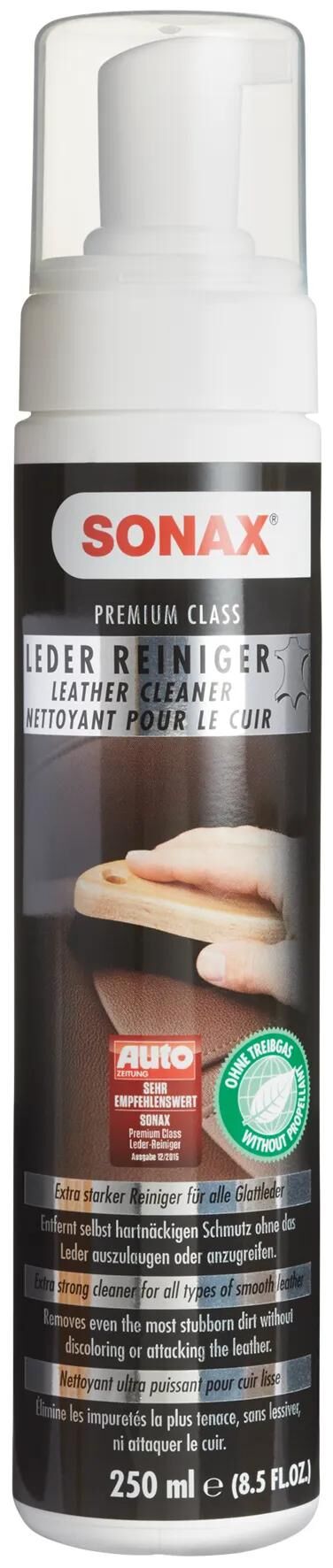 Sonax produit d'entretien du cuir nettoyant pour cuir de première qualité nettoyant pour cuir 250ml