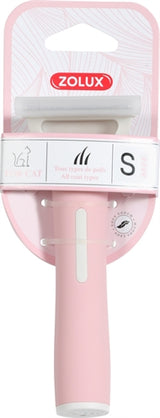 Zolux anah super brosse rose blanc