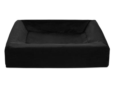 Bia bed royal housse en velours lit pour chien noir