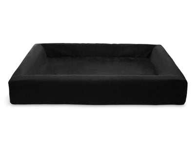Bia bed royal housse en velours lit pour chien noir