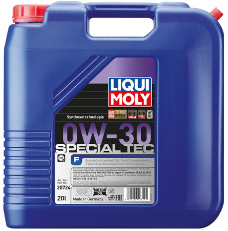 Huile moteur Liqui moly spéciale tec f . spécial tec f 0w-30 20l