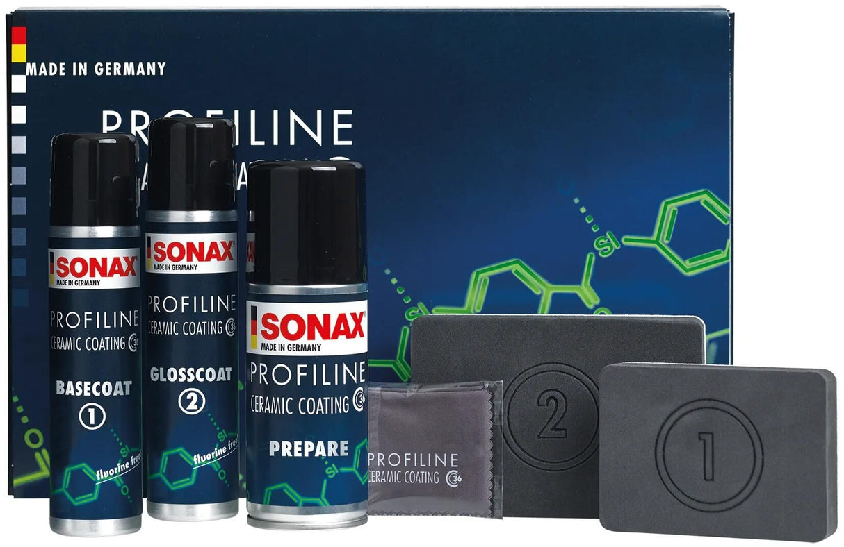 Sonax kit de conservation de la peinture revêtement céramique cc36 kit de protection de la peinture revêtement céramique