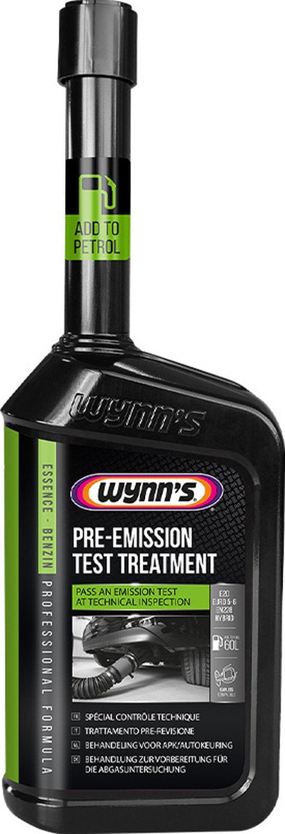 Traitement de test de pré-émission d'essence Wynn's - essence
