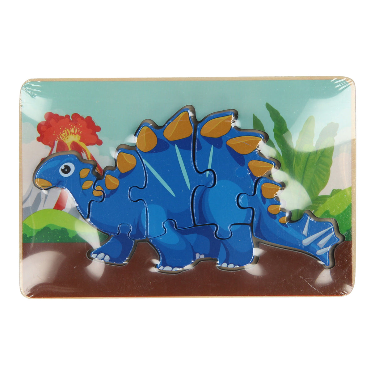 Puzzle en bois en bois dino, 7e.