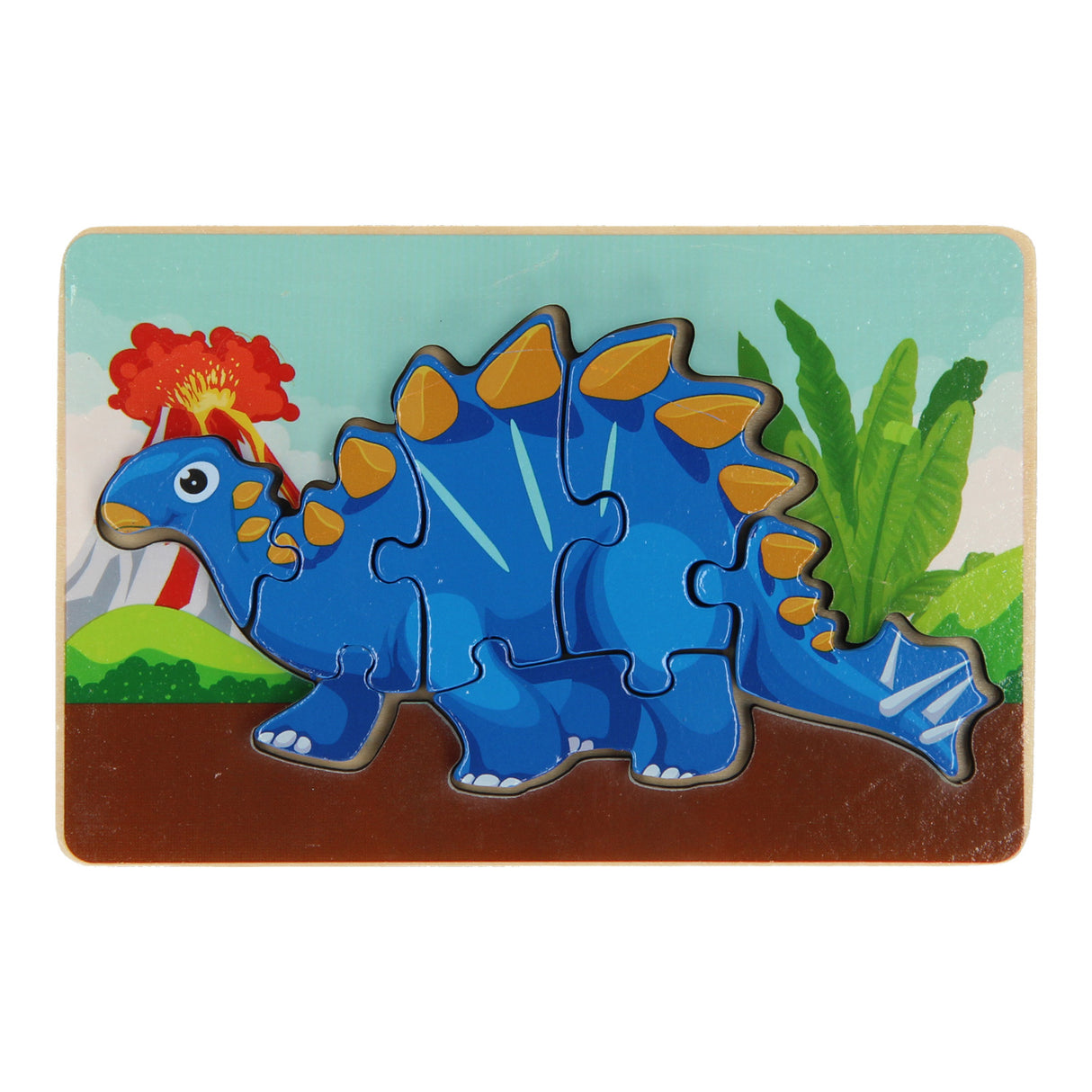 Puzzle en bois en bois dino, 7e.