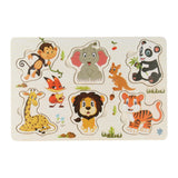 Thème puzzle à tenons en bois, 6 pcs.