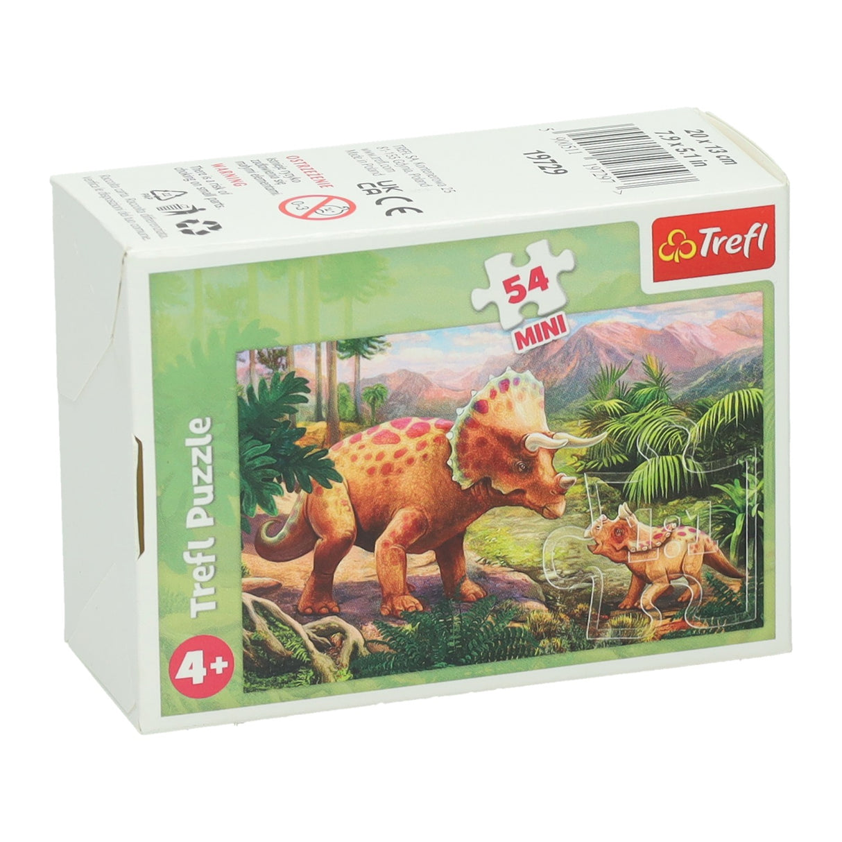 Mini puzzle dinosaure incroyable, 54 pièces.