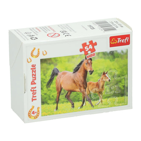 Mini puzzle chevaux, 54 pcs.
