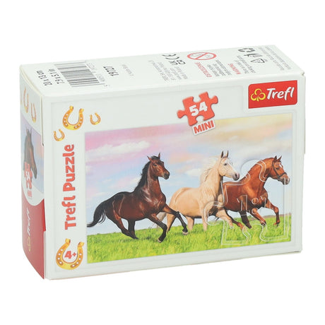 Mini puzzle chevaux, 54 pcs.