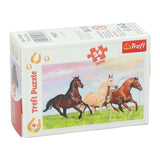 Mini puzzle chevaux, 54 pcs.