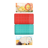Jeu de voyage magnétique d'introduction en puzzles d'animaux en conserve, 18 pcs.
