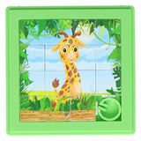 Puzzle coulissant animal - 8x8cm