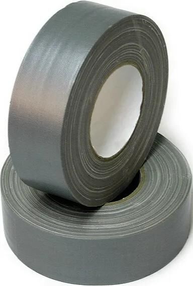 Ruban textile couleur Profi ruban adhésif en tissu profi argent, résistant au ponçage