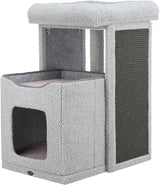 Trixie chaton grattant post carlita gris lilas