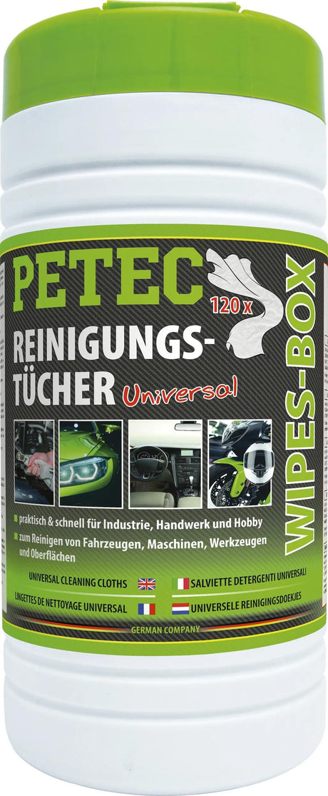 Petec chiffon de nettoyage pour les mains lingettes-boîte chiffons de nettoyage boîte 120 tuecher