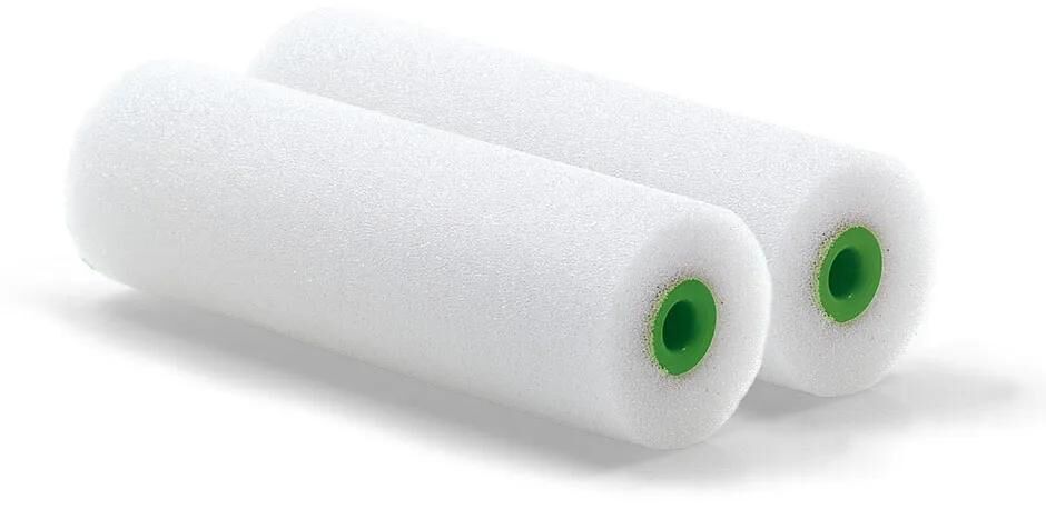 Nölle profi brush nölle rouleau de remplacement pour rouleau à peinture, nölle en mousse, 10 cm, d=35 mm, paquet de 2