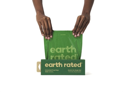 Sacs de caca classée en terre lavendel recyclé