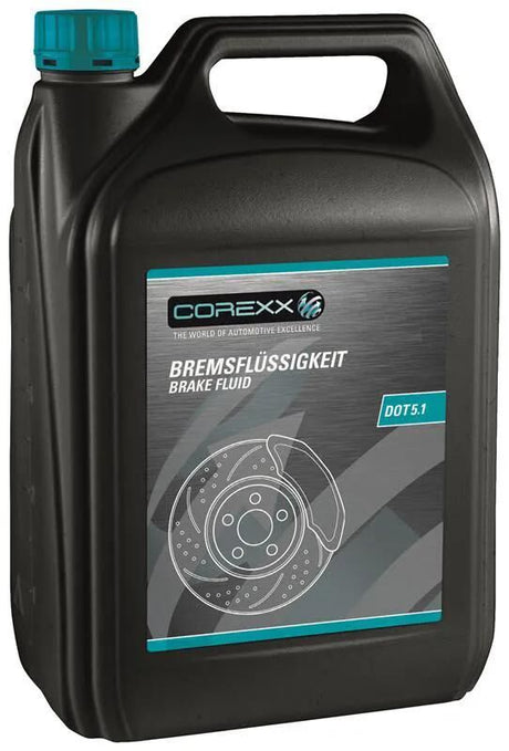 Corexx liquide de frein dot 5.1 liquide de frein dot5.1 5ltr. peut