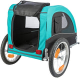 Trixie Dog Bike Cart Black Turquoise in edizione limitata