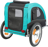 Trixie Dog Bike Cart Black Turquoise in edizione limitata