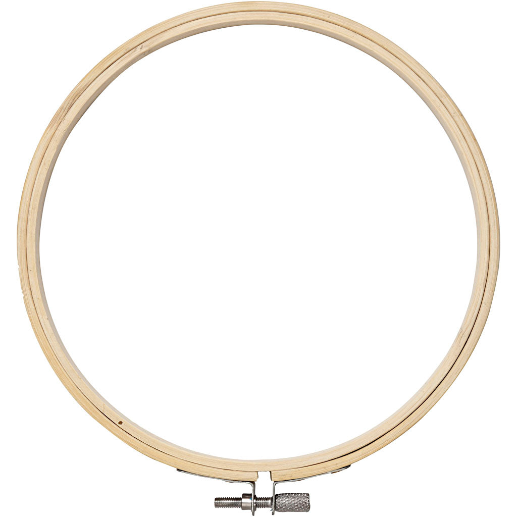 Cadre de broderie Bois, Ø 15cm