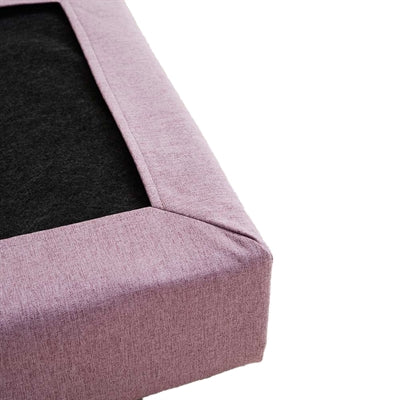 Housse de lit Bia skanor panier pour chien rose