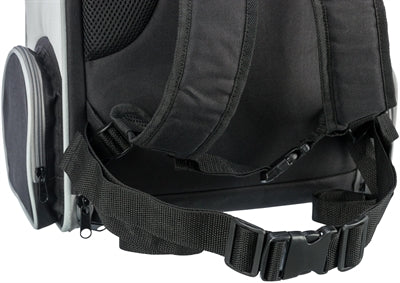 Trixie sac à dos pour chien chloé gris clair noir