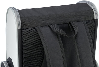 Trixie sac à dos pour chien chloé gris clair noir