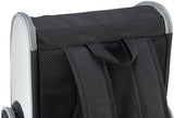 Trixie sac à dos pour chien chloé gris clair noir
