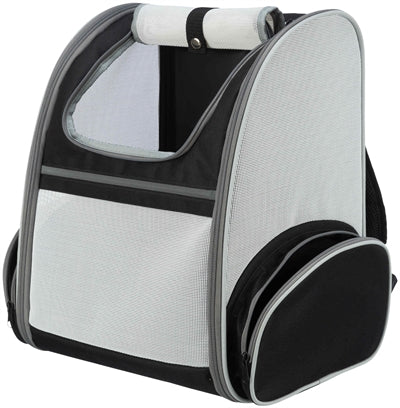 Trixie sac à dos pour chien chloé gris clair noir