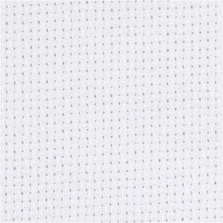Creativ Company Aida White 70 carrés pour 10 cm, 50x50cm