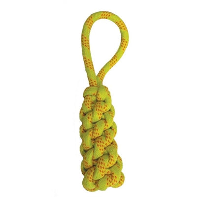 Corde de soie torsadée Happy Pet, jaune orange