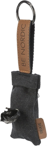 Trixie be nordic porte-sac à crottes avec 20 sacs à crottes noir