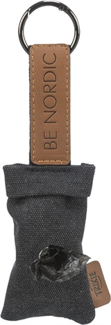 Trixie be nordic porte-sac à crottes avec 20 sacs à crottes noir