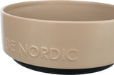 Trixie be Nordic gamelle pour chien céramique caoutchouc taupe