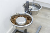 Trixie gamelle pour chien alimentation lente en acier inoxydable