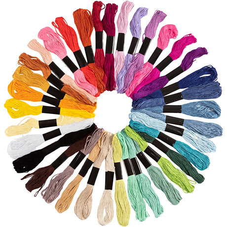 Fil à broder, 42 couleurs