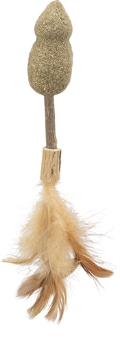 Trixie matatabi sucette souris cataire jouet pour chat avec plumes