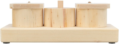 Trixie gobelets à collation pour rats et lapins en bois