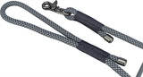 Trixie Soft Rope Dog Leash Nero Grigio