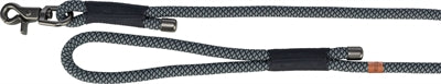 Trixie Soft Rope Dog Leash Nero Grigio