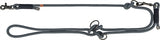 Trixie laisse pour chien en corde souple réglable noir gris