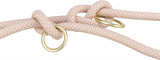 Trixie Soft Rope Dog Dog Leash Regolabile rosa rosa chiaro