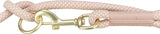 Trixie Soft Rope Dog Dog Leash Regolabile rosa rosa chiaro