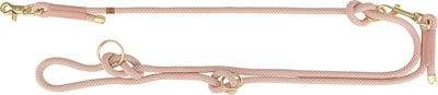 Trixie Soft Rope Dog Dog Leash Regolabile rosa rosa chiaro