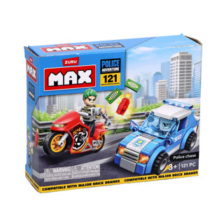Voiture de police Max City 125 pièces