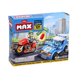 Voiture de police Max City 125 pièces