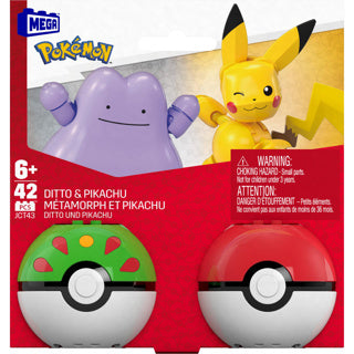 Pokémon méga poke ball 2 pack assortis | 3 pièces