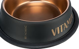 Trixie be Nordic bol à eau alimentaire acier inoxydable caoutchouc noir bronze