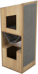 Trixie Citystyle Cat Tower Braun Grau